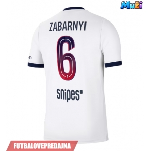Lacne Muži Futbalové dres Paris Saint-Germain Ilya Zabarnyi #6 2026-27 Krátky Rukáv - Preč